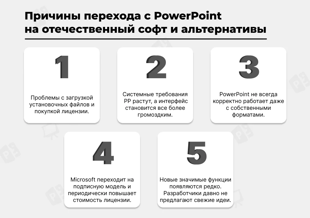 причины перехода на отечественный софт