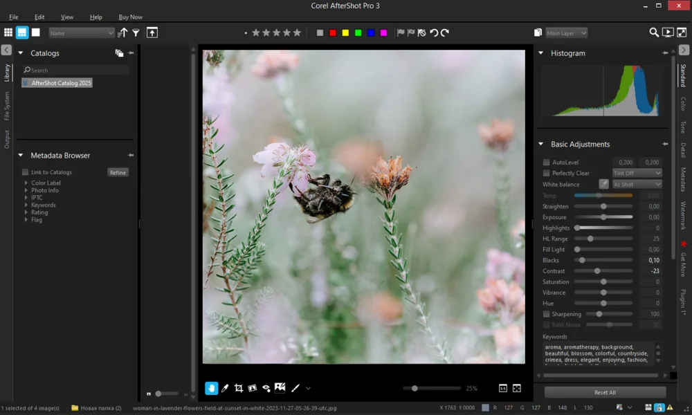 Corel AfterShot Pro для работы со снимками