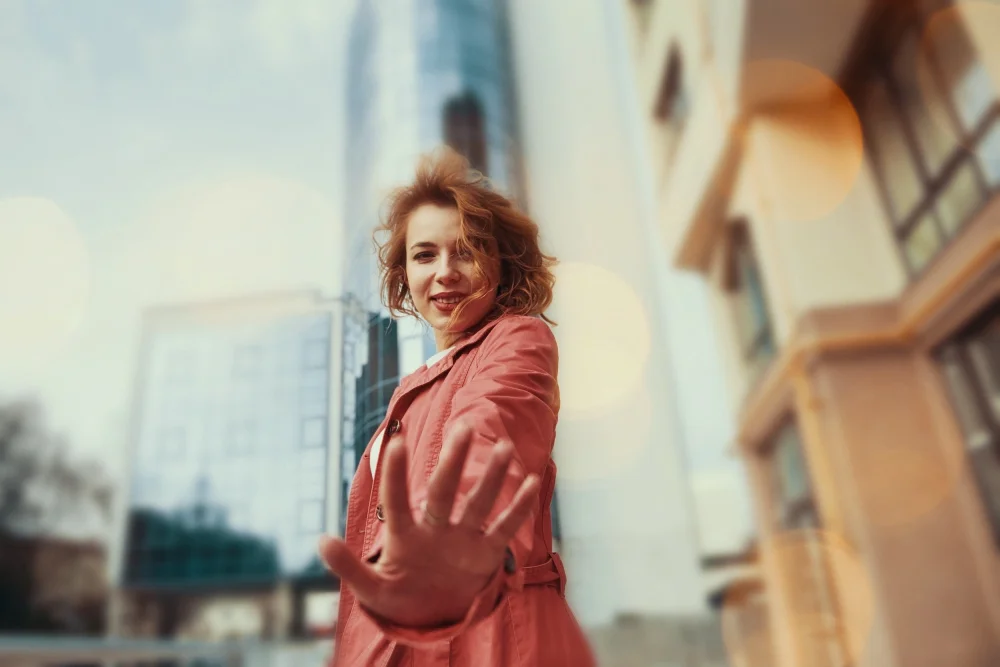 Фотография с размытым фоном