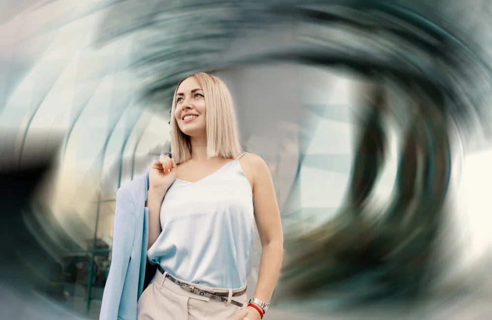 Размытие фона в Pixlr Editor