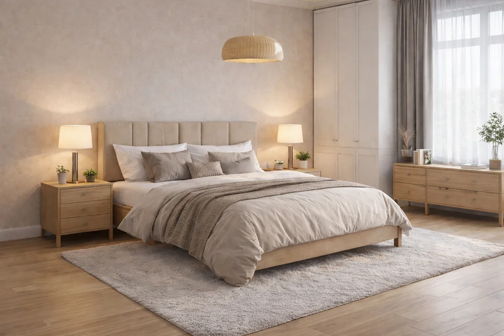 Как расставить мебель в спальне