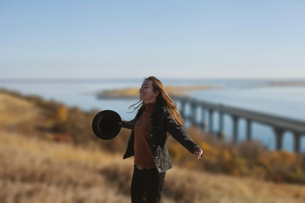 Снимок с размытым фоном