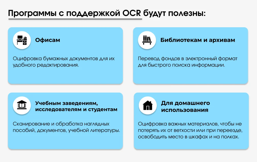 Кому пригодятся программы для распознавания текста