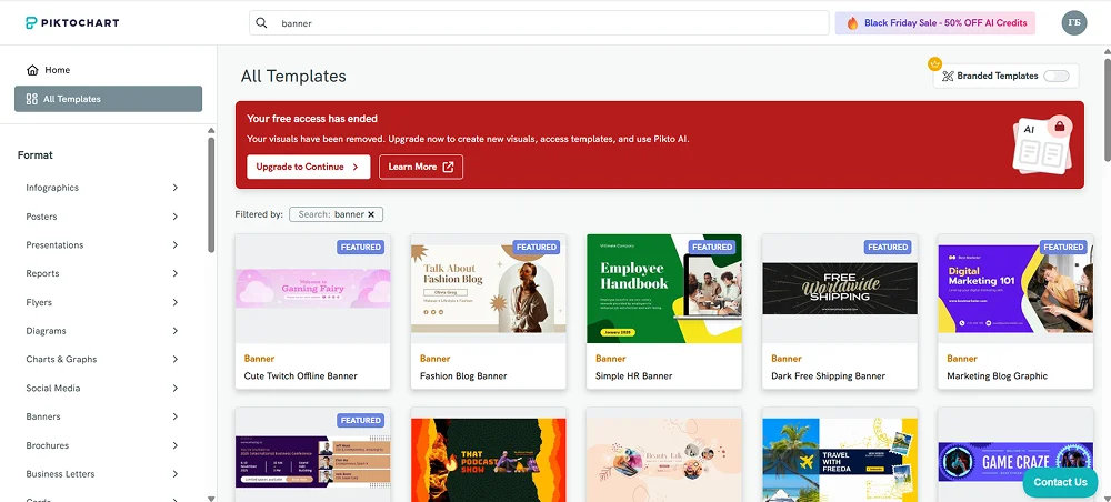 Piktochart AI Banner