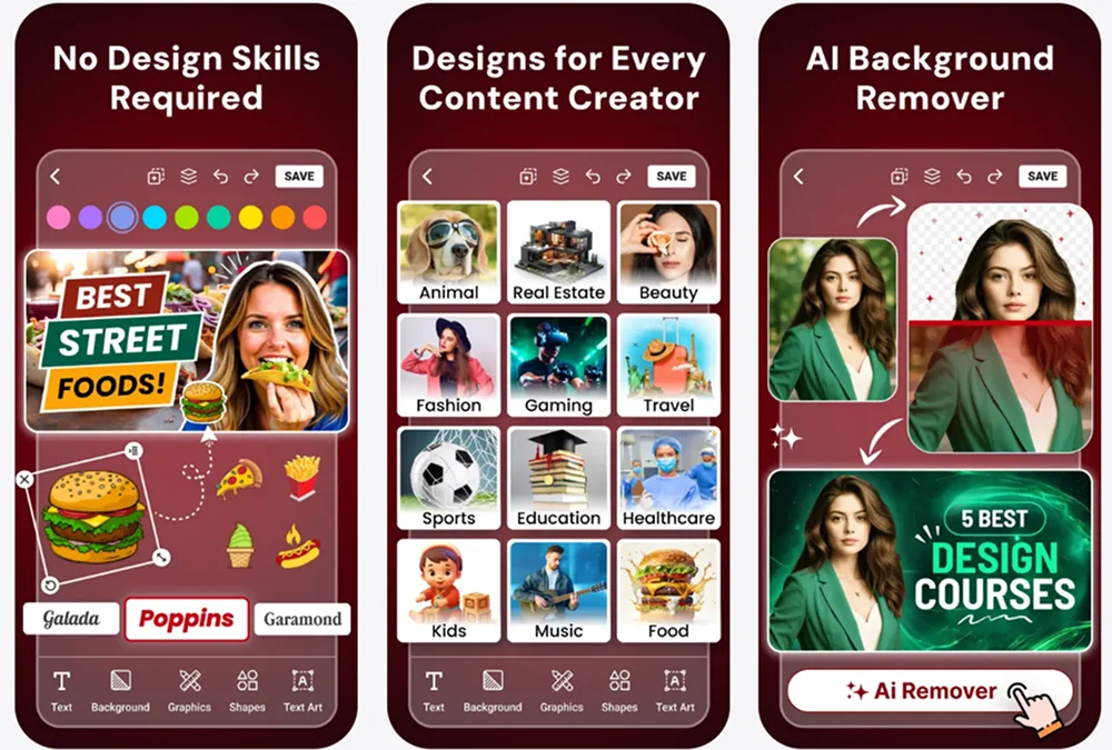 приложение Thumbnail Maker, Banner Maker